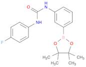 1-(4-fluorophenyl)-3-(3-(4,4,5,5-tetramethyl-1,3,2-dioxaborolan-2-yl)phenyl)urea