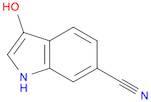 1H-Indole-6-carbonitrile, 3-hydroxy-