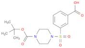 3-(4-(Tert-Butoxycarbonyl)Piperazin-1-Ylsulfonyl)Benzoic Acid