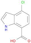 1H-Indole-7-carboxylic acid, 4-chloro-