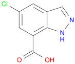 1H-Indazole-7-carboxylic acid, 5-chloro-