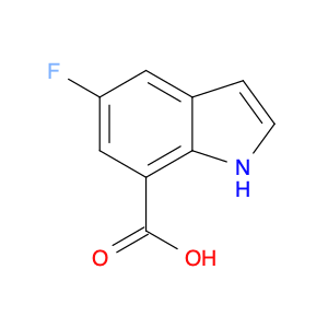 1H-Indole-7-carboxylic acid, 5-fluoro-