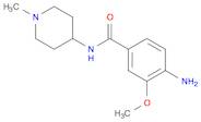 Benzamide, 4-amino-3-methoxy-N-(1-methyl-4-piperidinyl)-