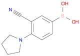 Boronic acid, [3-cyano-4-(1-pyrrolidinyl)phenyl]-