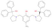 2-Pyrrolidinemethanol,1,1'-[(2-hydroxy-5-methyl-1,3-phenylene)bis(methylene)]bis[a,a-diphenyl-, (2…