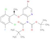 Imidodicarbonic acid,[5-bromo-3-[(1R)-1-(2,6-dichloro-3-fluorophenyl)ethoxy]-2-pyridinyl]-,bis(1,1…