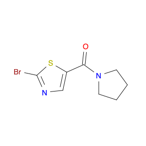 Pyrrolidine, 1-[(2-bromo-5-thiazolyl)carbonyl]-