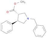 3-Pyrrolidinecarboxylic acid, 4-phenyl-1-(phenylmethyl)-, methyl ester,trans-