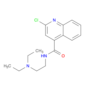 4-Quinolinecarboxamide, 2-chloro-N-[2-(diethylamino)ethyl]-