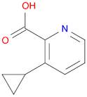 2-Pyridinecarboxylic acid, 3-cyclopropyl-