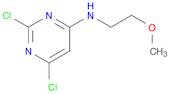 4-Pyrimidinamine, 2,6-dichloro-N-(2-methoxyethyl)-