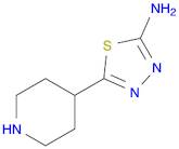 5-(4-Piperidinyl)-1,3,4-thiadiazol-2-amine