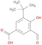 Benzoic acid, 3-(1,1-dimethylethyl)-5-formyl-4-hydroxy-