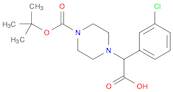 2-(4-Boc-piperazinyl)-2-(3-chlorophenyl)acetic acid