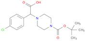 1-Piperazineaceticacid, a-(4-chlorophenyl)-4-[(1,1-dimethylethoxy)carbonyl]-