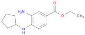 Benzoic acid, 3-amino-4-(cyclopentylamino)-, ethyl ester