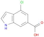 1H-Indole-6-carboxylic acid, 4-chloro-