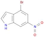 1H-Indole, 4-bromo-6-nitro-