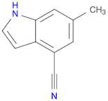 1H-​Indole-​4-​carbonitrile, 6-​methyl-