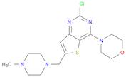 Thieno[3,2-d]pyrimidine,2-chloro-6-[(4-methyl-1-piperazinyl)methyl]-4-(4-morpholinyl)-