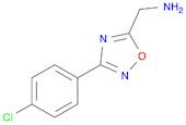 [3-(4-chlorophenyl)-1,2,4-oxadiazol-5-yl]methanamine