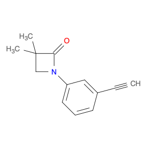 1-(3-ethynylphenyl)-3,3-dimethylazetidin-2-one