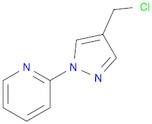 2-[4-(chloromethyl)pyrazol-1-yl]pyridine