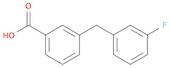 Benzoic acid, 3-[(3-fluorophenyl)methyl]-