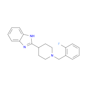 2-[1-[(2-fluorophenyl)methyl]piperidin-4-yl]-1H-benzimidazole