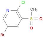 Pyridine, 5-bromo-2-chloro-3-(methylsulfonyl)-