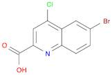 6-Bromo-4-chloro-2-quinolinecarboxylic acid