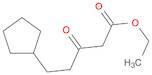 ethyl 5-cyclopentyl-3-oxopentanoate