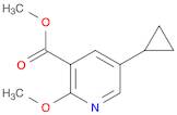 Methyl 5-cyclopropyl-2-methoxynicotinate