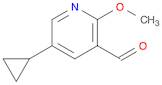 5-Cyclopropyl-2-methoxynicotinaldehyde