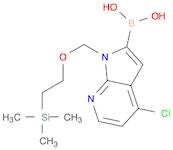 Boronic acid,[4-chloro-1-[[2-(trimethylsilyl)ethoxy]methyl]-1H-pyrrolo[2,3-b]pyridin-2-yl]-