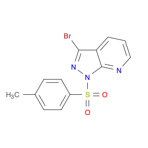 3-Bromo-1-(p-tolylsulfonyl)pyrazolo[3,4-b]pyridine