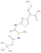 (S,Z)-2-(2-(2-((tert-Butoxycarbonyl)amino)propanamido)thiazol-4-yl)-2-(methoxyimino)acetic acid