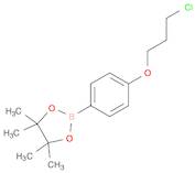 2-(4-(3-Chloropropoxy)phenyl)-4,4,5,5-tetramethyl-1,3,2-dioxaborolane