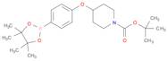 tert-Butyl 4-(4-(4,4,5,5-tetramethyl-1,3,2-dioxaborolan-2-yl)phenoxy)piperidine-1-carboxylate