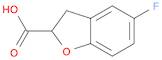 2-Benzofurancarboxylic acid, 5-fluoro-2,3-dihydro-