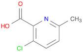 3-chloro-6-methylpyridine-2-carboxylic acid