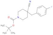 tert-Butyl 4-cyano-4-(4-fluorobenzyl)piperidine-1-carboxylate