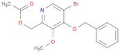 (4-(Benzyloxy)-5-Bromo-3-Methoxypyridin-2-Yl)Methyl Acetate