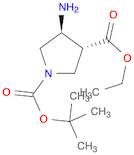 1-tert-butyl 3-ethyl (3R,4S)-4-aminopyrrolidine-1,3-dicarboxylate