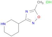 3-(5-methyl-1,2,4-oxadiazol-3-yl)piperidine hydrochloride