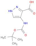 4-[[(1,1-Dimethylethoxy)carbonyl]amino]-1H-pyrazole-3-carboxylic acid