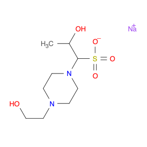 1-Piperazinepropanesulfonic acid, b-hydroxy-4-(2-hydroxyethyl)-,monosodium salt