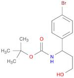 tert-butyl N-[1-(4-bromophenyl)-3-hydroxypropyl]carbamate