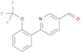 6-[2-(trifluoromethoxy)phenyl]pyridine-3-carbaldehyde