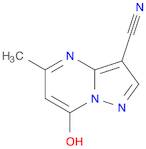 Pyrazolo[1,5-a]pyrimidine-3-carbonitrile, 7-hydroxy-5-methyl-